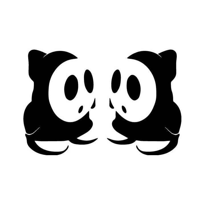 Shy Guy Stickers – Super Mario Nintendo Decals (2-Pack)