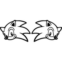 Sonic the Hedgehog Stickers – Classic Sega Decals (2-Pack)