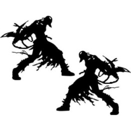 God of War Kratos Stickers – Leviathan Axe Decals (2-Pack)