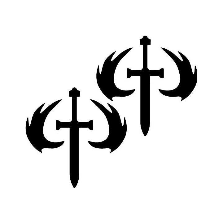 Halo Energy Sword Stickers – Covenant Gaming Decals (2-Pack)