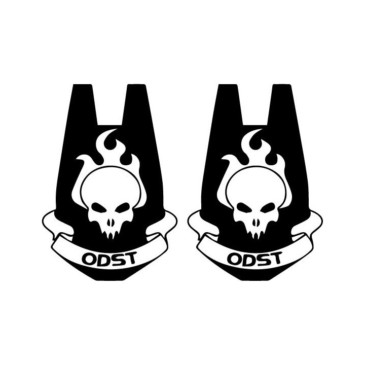 Halo ODST Stickers – Helljumper Decals (2-Pack)