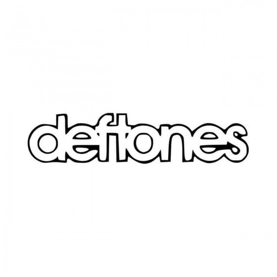 Deftones Logo Vinyl Decal...