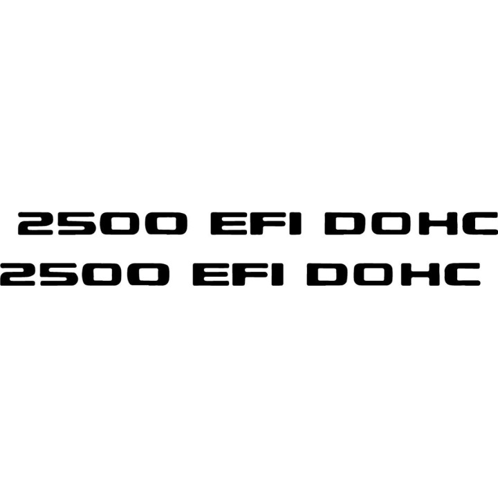 Buy 2500 Efi Dohc Decal Sticker Online