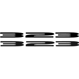 Buy 323 Decal Sticker Online