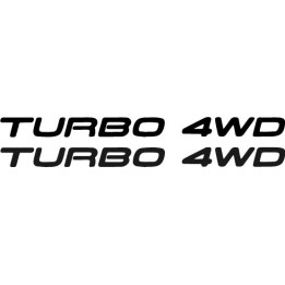 Buy 4Wd Turbo Vinyl Decal Sticker Online