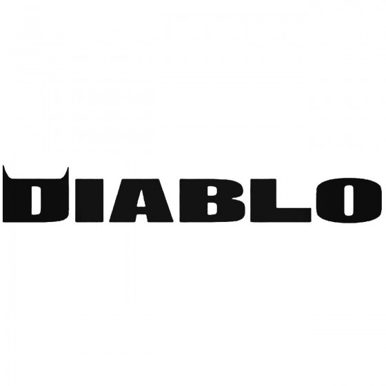 Diablo Tires Logo Sticker