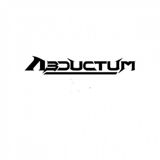 Abductum Band Logo Vinyl Decal