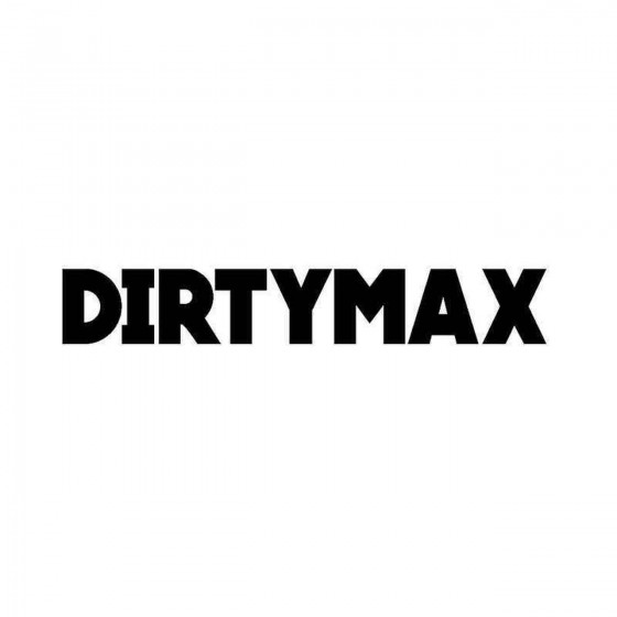 Dirtymax Vinyl Decal Sticker