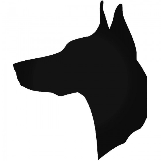 Doberman Dog 2 Sticker
