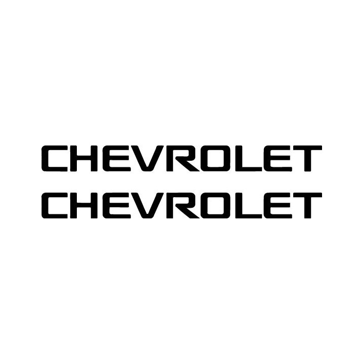 Buy Chevrolet Style 2 Decal Sticker Online