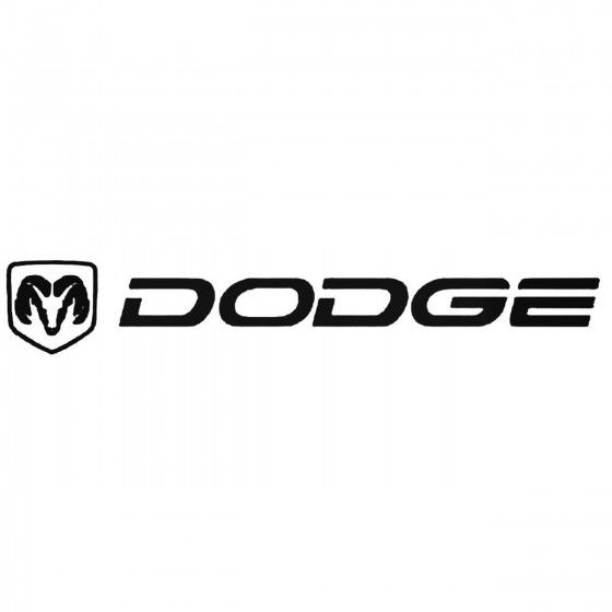 Dodge 3 Decal Sticker