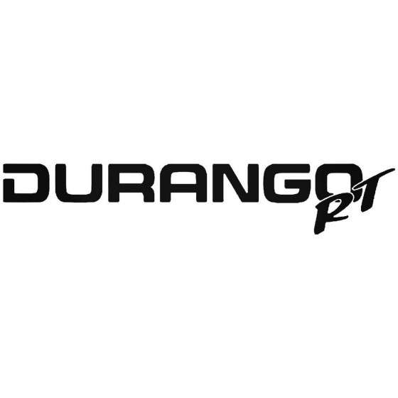 Dodge Durango Rt Sticker