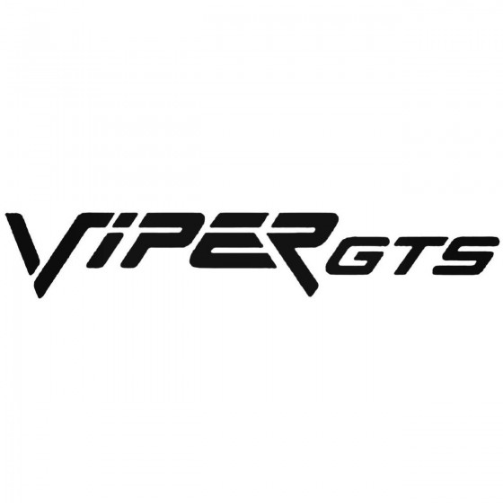 Dodge Viper Gts Decal Sticker