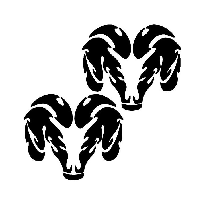 Buy Dodge Tribal Ram Decal Sticker Online