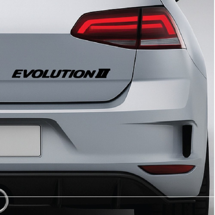 Buy Evolution Ii Vinyl Decal Sticker Online
