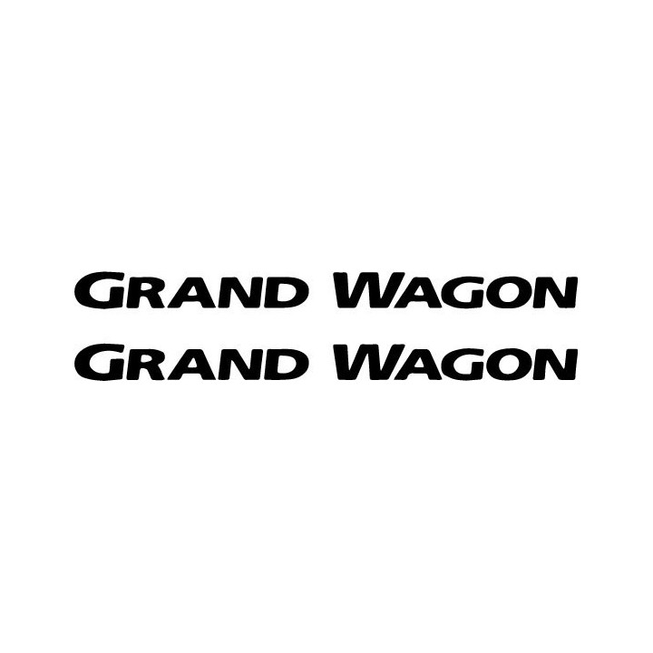 Buy Grand Wagon Vinyl Decal Sticker Online