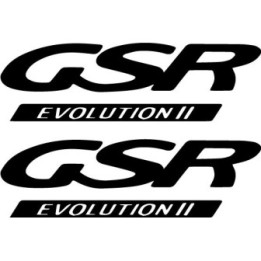 Buy Gsr Evolution Vinyl Decal Sticker Online