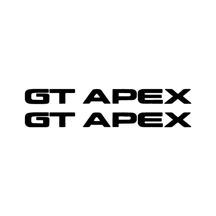 Buy Gt Apex Vinyl Decal Sticker Online