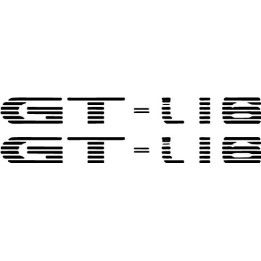 Buy Gt L16 Decal Sticker Online