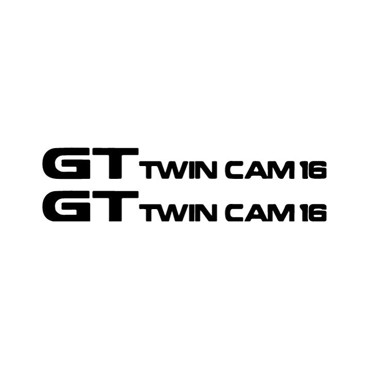 Buy Gt Twin Cam Vinyl Decal Sticker Online