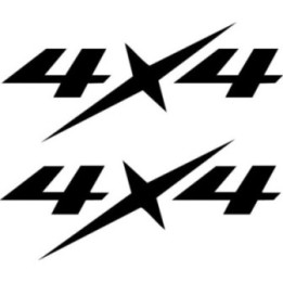 Isuzu D-Max Stickers – 4x4 Pickup Truck Off-Road Decals (2-Pack)