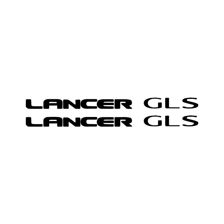 Buy Lancer Gls Vinyl Decal Sticker Online