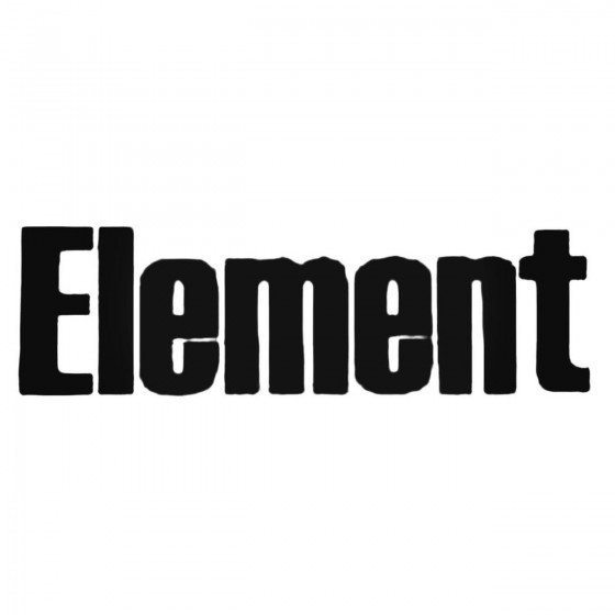 Element Text Decal Sticker