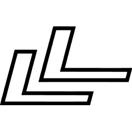 Buy L Vinyl Decal Sticker Online