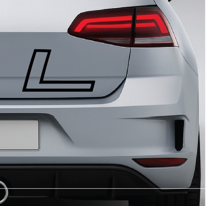 Buy L Vinyl Decal Sticker Online