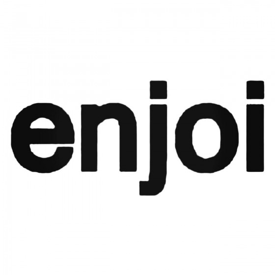 Enjoi Text Decal Sticker