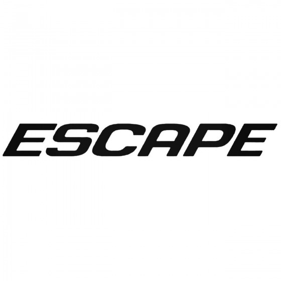 Escape Graphic Decal Sticker