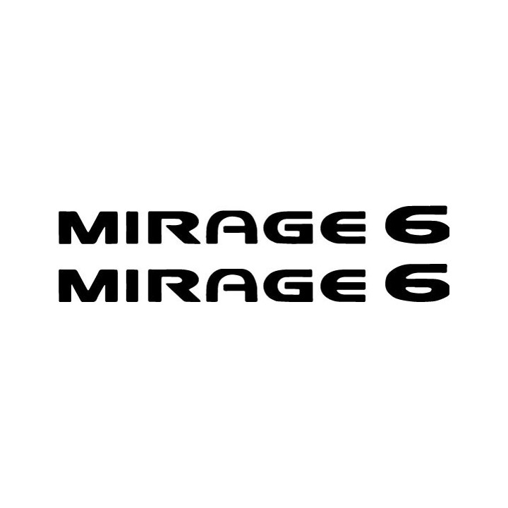 Buy Mirage 6 Vinyl Decal Sticker Online