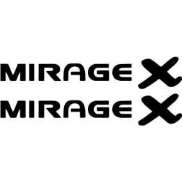 Buy Mirage X Vinyl Decal Sticker Online