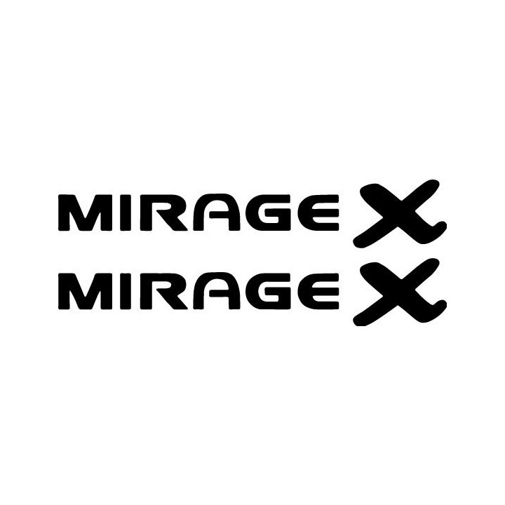 Buy Mirage X Vinyl Decal Sticker Online