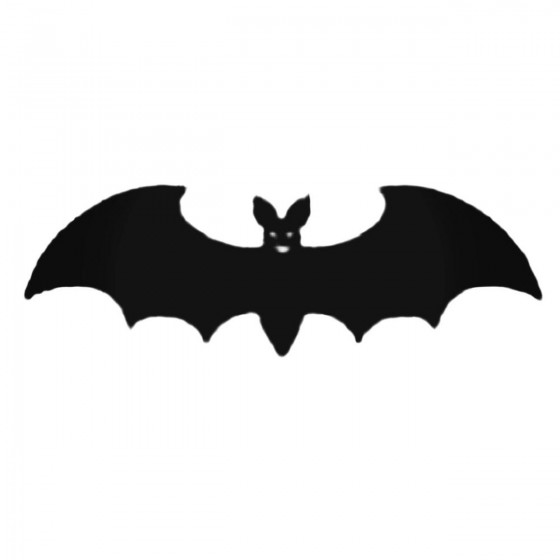 Evil Bat Smiling Decal Sticker