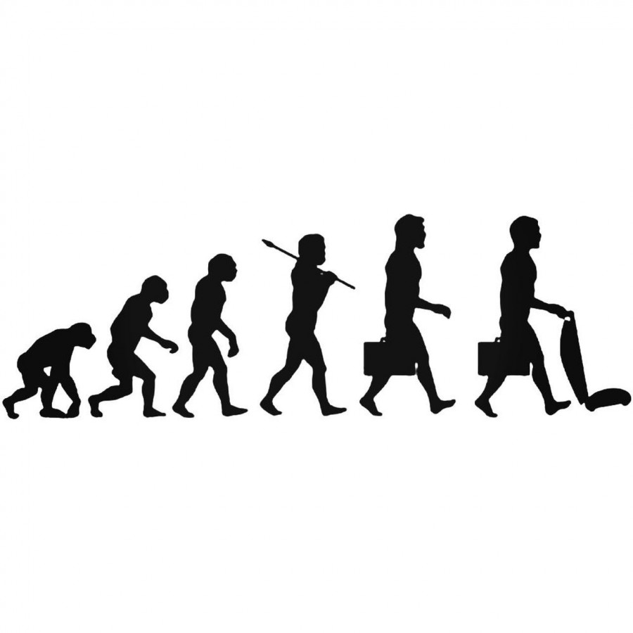 Buy Evolution S Modern Man Evolution Style 2 Decal Online