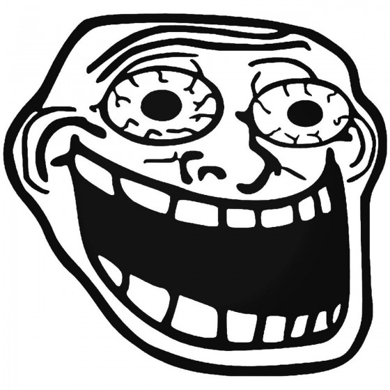 Excited Troll Face Internet...