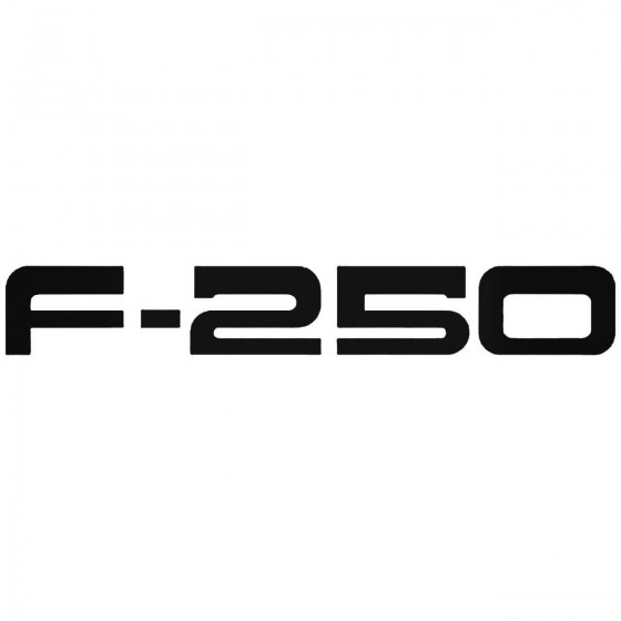 F 2 50 Graphic Decal Sticker