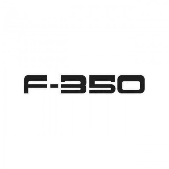 F 3 50 Graphic Decal Sticker