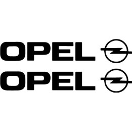 Buy Opel Black Aftermarket Decal Sticker Online