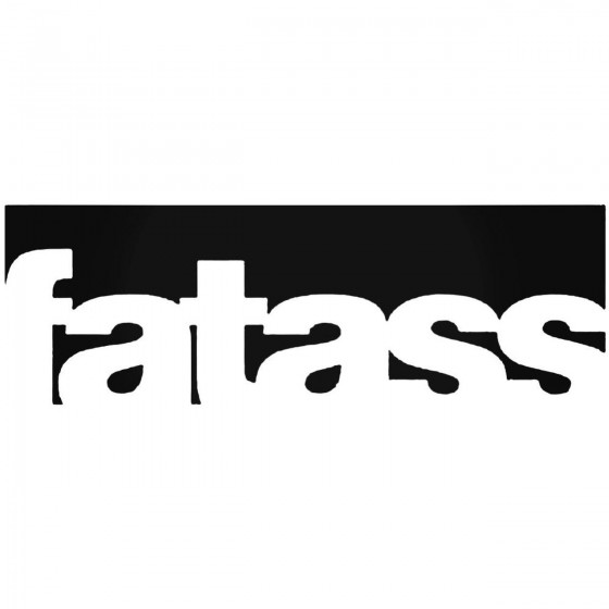 Fatass Jdm Decal Sticker
