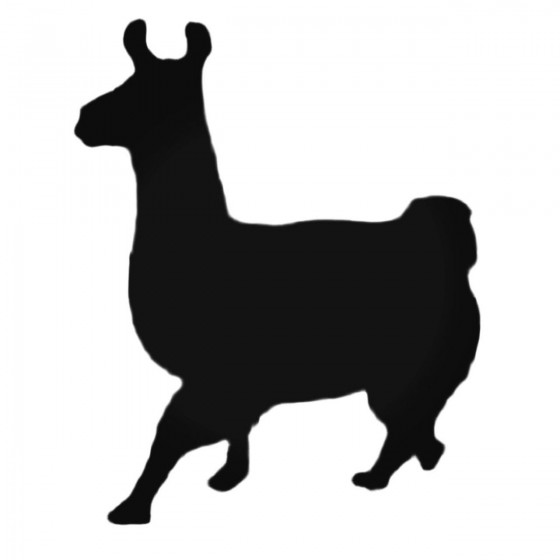 Fat Llama Decal Sticker