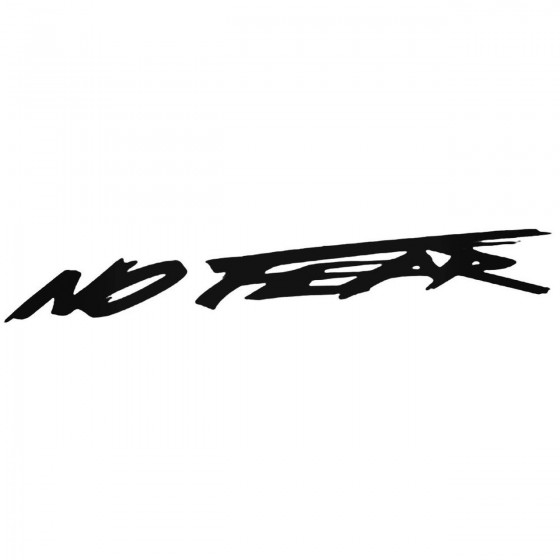 Fear S No Fear 1 Decal