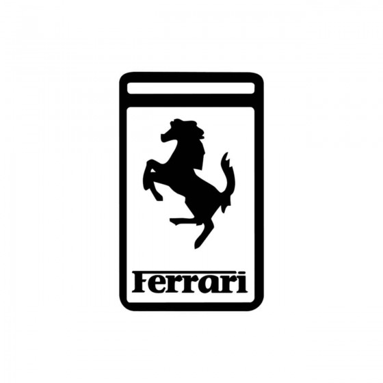 Ferrari Rectangle Vinyl...