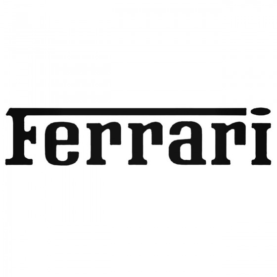 Ferrari Style 2 Decal Sticker