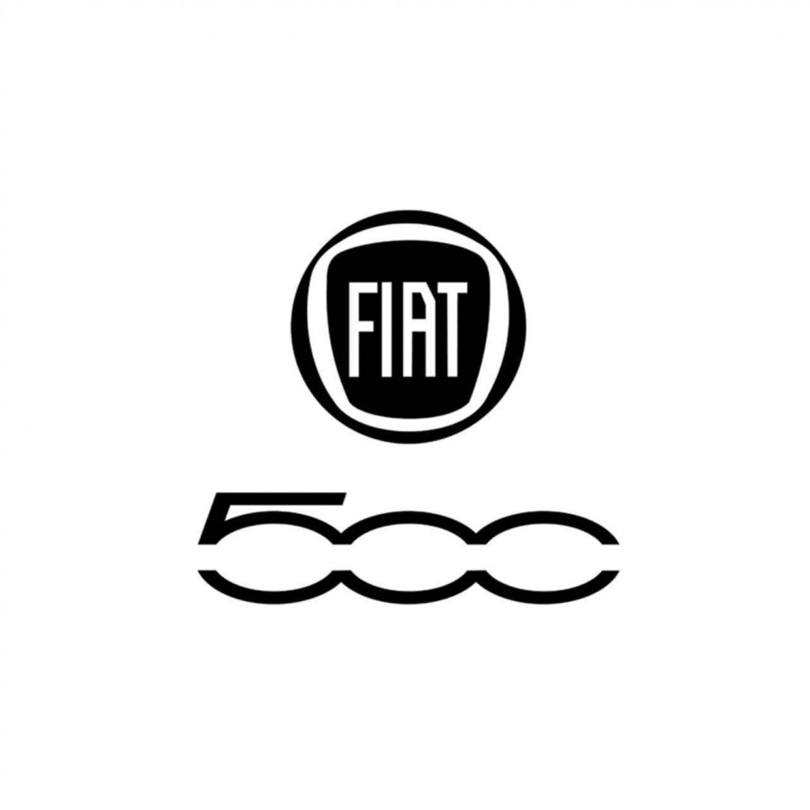 Buy Fiat 500 Logo Vinyl Decal Sticker Online