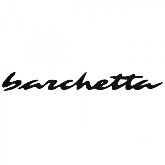 Fiat Barchetta Decal Sticker
