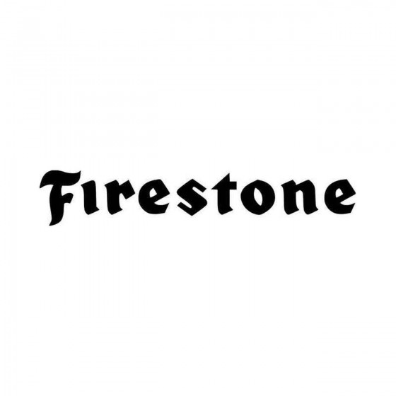 Firestone Logo Car Vinyl...