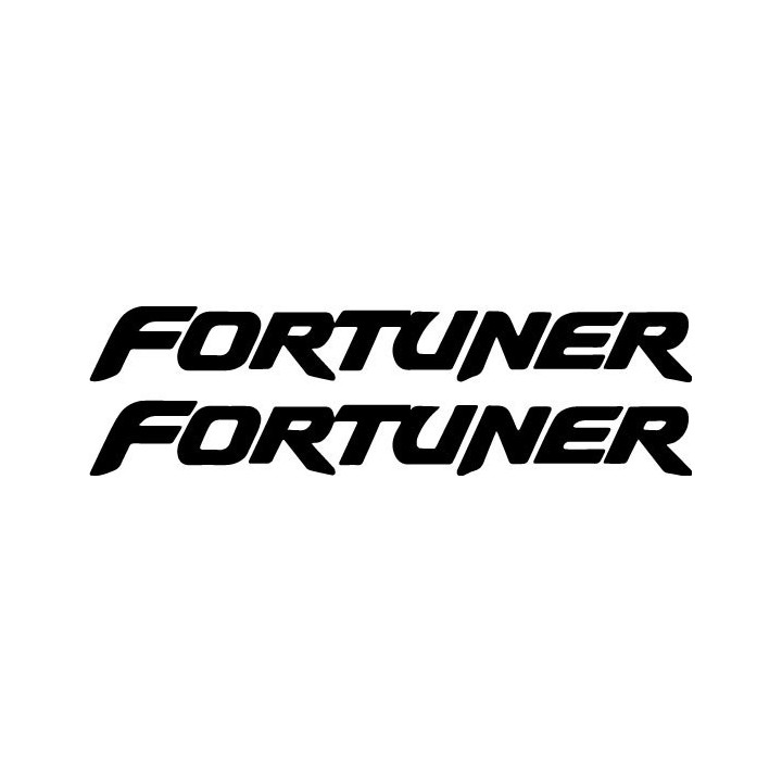 Buy Toyota Fortuner Logo Aftermarket Decal Sticker Online