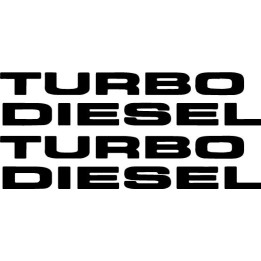 Buy Turbo Diesel Decal Sticker Online